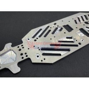 Gimar 7075 4mm Alloy Chassis for Serpent SRX8GT 
